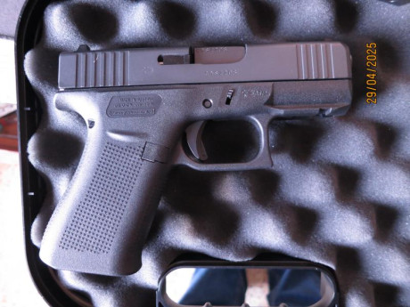 """"VENDIDA"" SE PUEDE BORRAR

HOLA VENDO LA GLOCK 43X.
LA TENGO HACE MENOS 01