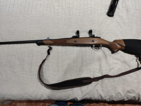 Hola a todos, un amigo me pide que le ponga el anuncio de su rifle.

Es un Sako 85 Bavarian en calibre 01