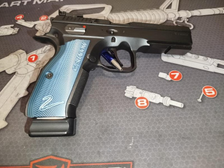 Por falta de tiempo vendo CZ shadow 2 y carro del 22 comprado hace 3 meses.
El arma a sido usada para 30