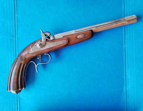 Pistola avancarga Cal.45, Arsa mod. Imperio, también conocida como Europa. Poco uso, en muy buen estado. 00
