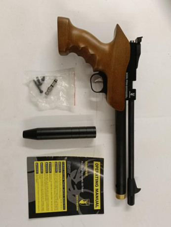 Vendo casi sin estrenar pistola Zasdar PCP modelo PP800.

Incluye silenciador de origen y, dado que la 02