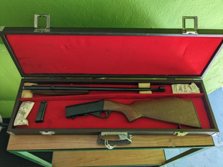 Buenos, por falta de uso vendo carabina Anschutz semiautomática.
Muy poco uso, precisión sorprendente 02