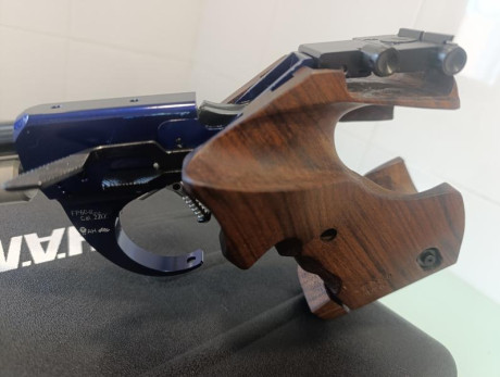 Vendo pistola Hammerli FP60 con cacha RINK talla M sin retocar.
Casi no la uso, necesito hacer hueco para 02