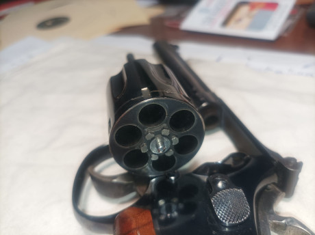 Un buen amigo vende un revolver Smith Wesson 14, un clásico bien cuidado que lleva demasiados años en 70