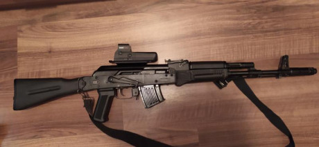 Hola companeros,
estoy interesado en comprar un IZHMASH TIGER en calibre 30-06 o 308 (7,62X54R)en material 40