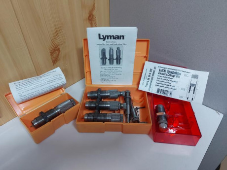  Vendidos 
Vendo set de Dies Lyman .32 S&W Long. El set esta compuesto por un juego de 3 dies Lyman 00