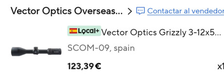 Tengo un Bergara B15 30.06 que he adquirido recientemente y estoy muy perdido con el tema visor. Me gustaría 60