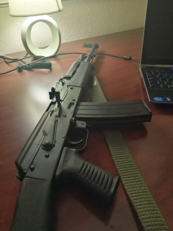 Por fallecimiento de su anterior titular vendo carabina táctica CUGIR WASR-22, es decir un Kalashnikov 01