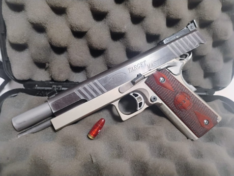 Pues lo dicho vuelve a la venta mi STI TARGET MASTER,
Con miras aristocrat calibre 9 con 2 cargadores 00