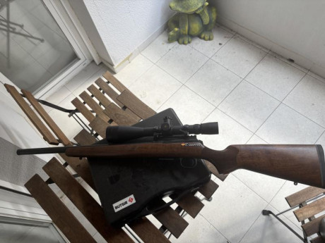 Buenas, se vende este conjunto con 2 cañones pesados, sin visor y sin anillas, se incluyen 2 cargadores 02