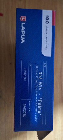 Se VENDE 200 vainas LAPUA PALMA cal.308

PRECIO. 140€ cada caja más envío 01