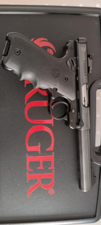 Lo dicho vendo mi RUGER MK IV TARGET del 22 en perfecto estado con muchas mejoras como el cambio completo 00