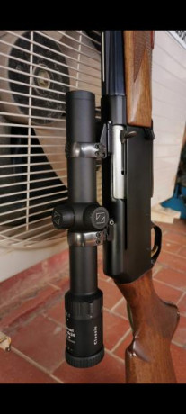 Impecable BROWNING BAR 2 calibre 30-06.
 Equipado con monturas APEL y visor ZEISS DIAVARI 1,1X4X24. 
Se 00