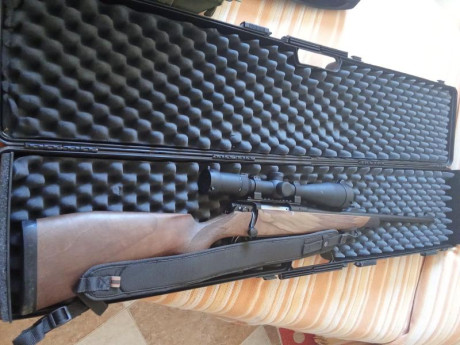 Un compañero vende el siguiente rifle Sig SHR 970 calibre 308 con visor Alpen XP 2'5-15×50, el conjunto 02