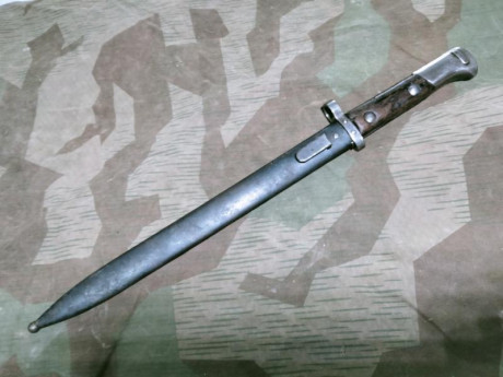 Hola, pongo a la venta , una bayoneta Checa del fusil Mauser Vz24 usada en la guerra civil Española, esta 90