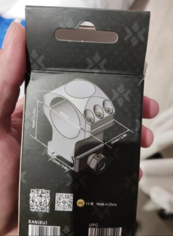 Vendo anillas vector optics medias de 30mm, 20€ envío incluido 00