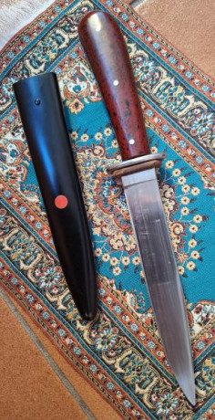 Vendo REPLICA actual de muy buena calidad de cuchillo de trinchera alemanes ww1 y ww2, afilado y completo 01