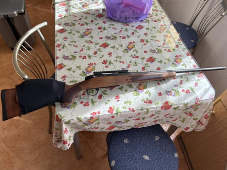 Vendo Bergara b14 timber en zurdo calibre 300wm muy cuidado y sin una mota de óxido y con carril picantiny. 02