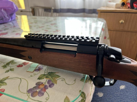 Vendo Bergara b14 timber en zurdo calibre 300wm muy cuidado y sin una mota de óxido y con carril picantiny. 01