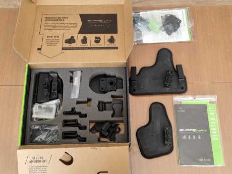 Hola,

Se vende el kit Shapeshift de la marca AlienGearHolsters para pistolas SW MP Shield.

Kit bastante 01