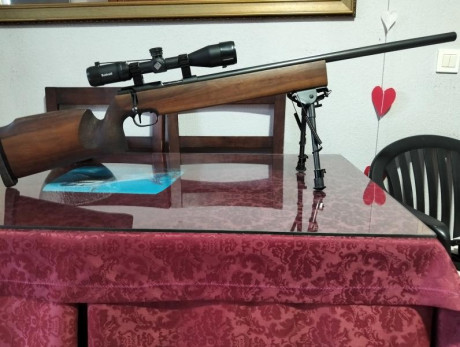 Hola compañeros, pongo a disposición mi walther KK UIT Match cal.22 de cañón pesado,una auténtica maravilla 02