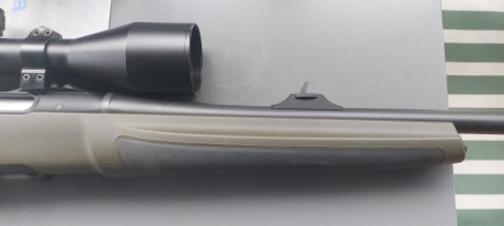 Buenas.
Por cuestiones personales, pongo en venta este rifle.
Comprado nuevo el mes pasado, 12 tiros tiene.
Marca..........HAENEL 12