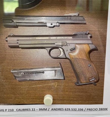 Un compañero de club vende este material. Interesados contactar por teléfono. El arma está en Barcelona 01