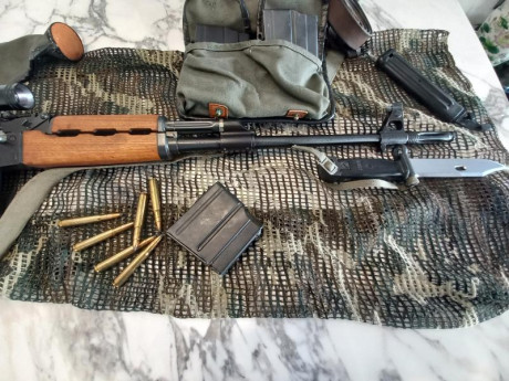 Vendo Rifle Zastava M76 cal 8x57 Js en perfecto  estado.
Único propietario  el Rifle se compró de capricho 01