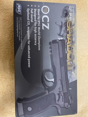 CZ SP-01 SHADOW sitema blowback en venta esta por falta de uso, habrá tirado media bolsa de bolas, está 00