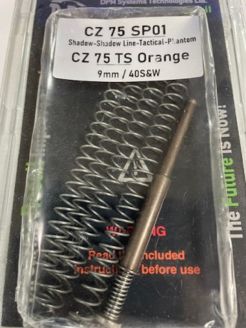 Vendo muelles DPM para reducción del retroceso para pistoa CZ 75 SP01, CZ SP-01 SHADOW, CZ TS ORANGE tanto 00