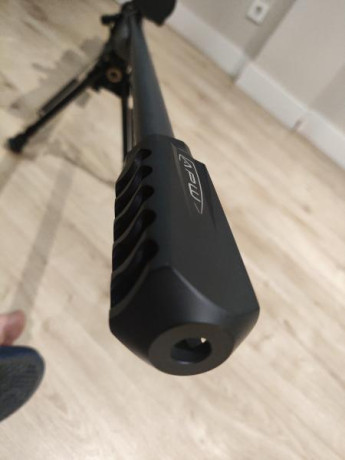 Vendo freno de boca Axis precisión works Raptor Monster de 5
puertos acabado cerakote. Para calibres 338 10