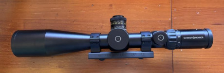 Magnífico visor Schmith -Bender 5-25x56 MPII, diámetro interior 34mm, retícula iluminada en varias intensidades, 00