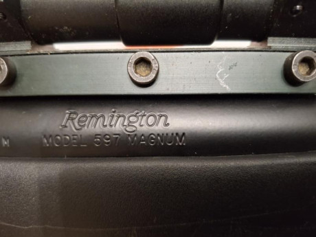 Se vende esta carabina Impecable remington 597 22 mg
450e se envía video y más detalles se entrega el 00