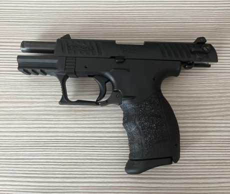 Hola,

Pongo a la venta mi Walther P22Q en estado impoluto. Incluye dos cargadores (uno de ellos con apoyo 00