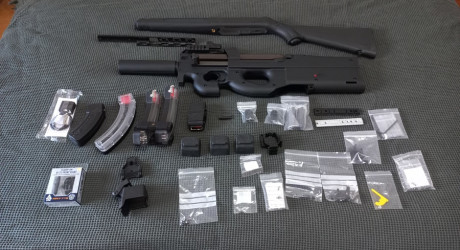    **VENDIDA***
***El conjunto completo ha sido vendido, gracias a todos por el interés***   

Vendo carabina 10