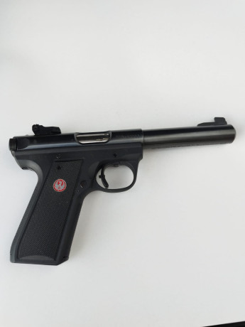 En venta a petición de un amigo.
Pistola Ruger MKIII 22 l.r.
Perfecto estado, dos cargadores, caja original 02