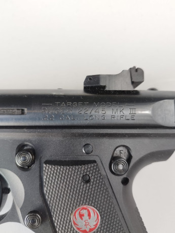 En venta a petición de un amigo.
Pistola Ruger MKIII 22 l.r.
Perfecto estado, dos cargadores, caja original 00