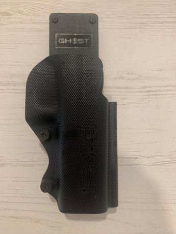 Funda Glock 17 Civilian Elite ghost GEN 4/5 serraje interior. 
Utilizada 5 jornadas para el curso de habilitación. 00
