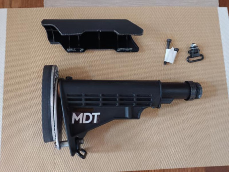 Vendo culata para chasis tipo ar-15, adaptable en dos longitudes, tiene cantonera regulable en altura.
La 01