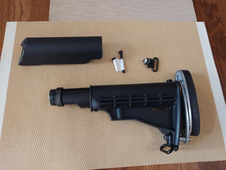 Vendo culata para chasis tipo ar-15, adaptable en dos longitudes, tiene cantonera regulable en altura.
La 00