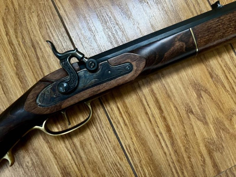 Hola a todos:
Pongo a la venta este rifle de percusión de Ardesa modelo Kentucky paso 1/66. Yo lo he utilizado 00