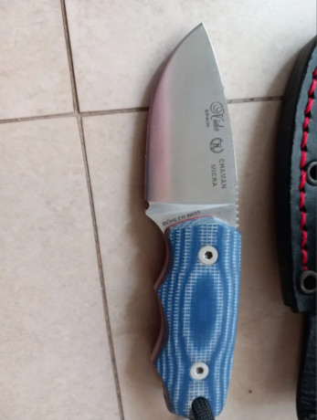 Cuchillo nuevo sin estrenar del prestigioso forjador JD Knives,  19,5 de largo, mango 11,5cm, 8cm hoja, 61