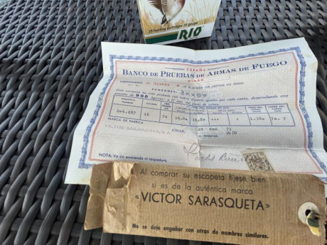 Vendo Victor Sarsqueta Moelo 203 jaspe extractora calibre 16,comprada nueva por mi resto de stock armeria 01