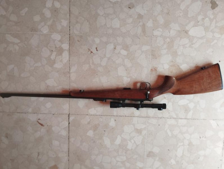 Por no usar, vendo carabina Brno del calibre 22 LR. Esta usada, tal cual se ve en la foto, pero funciona 02