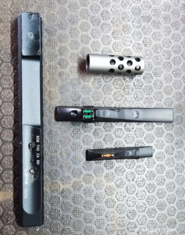 Pongo a la venta el siguiente lote de accesorios Bergara. Venían montados en un Bergara Extrem Hunter 01