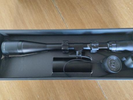 se vende por no usar 6-24-40 retícula de punto dot optica japonesa usado en carabina de el 22 como nuevo 00