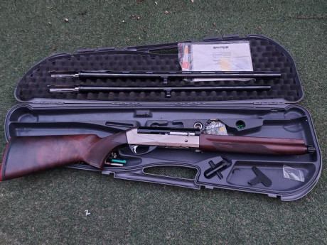 Por motivos de salud, vendo Benelli raffaello crio del calibre 20, 20/76, cañón propio longitud 65cm con 01