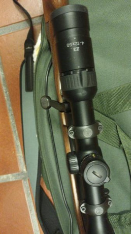 Rifle remington seven 243 más montura leopold y visor swarovski tubo de 26 z3 4.12x50 torreta balísticas 00