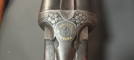 Escopeta paralela dos cañones de 70 cm 
El arma ha sido fabricada en el año 1924 
Marca balius Lérida 01