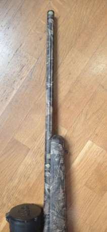 Calibre 3006.
Modelo Patriot. Camo boscoso por hidro impresión, muy preciso.
Ha realizado muy pocos disparos 00